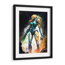 Samus Aran - Impressionist Hero | Cuadro decorativo de Canvas Lab