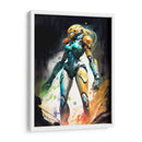Samus Aran - Impressionist Hero | Cuadro decorativo de Canvas Lab