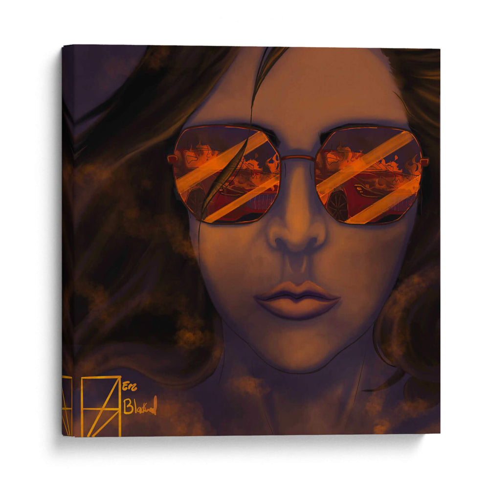 El Fuego de Quynh - Erz Blackwood | Cuadro decorativo de Canvas Lab