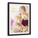 Kimono Floral - Erz Blackwood | Cuadro decorativo de Canvas Lab