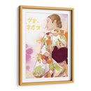 Kimono Floral - Erz Blackwood | Cuadro decorativo de Canvas Lab