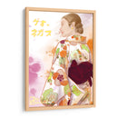 Kimono Floral - Erz Blackwood | Cuadro decorativo de Canvas Lab