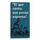 011_El que Canta A - Jorge Méndez | Cuadro decorativo de Canvas Lab