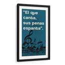011_El que Canta A - Jorge Méndez | Cuadro decorativo de Canvas Lab