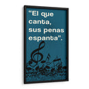 011_El que Canta A - Jorge Méndez | Cuadro decorativo de Canvas Lab