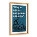 011_El que Canta A - Jorge Méndez | Cuadro decorativo de Canvas Lab