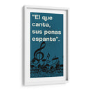 011_El que Canta A - Jorge Méndez | Cuadro decorativo de Canvas Lab
