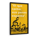 011_El que Canta B - Jorge Méndez | Cuadro decorativo de Canvas Lab