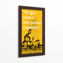 011_El que Canta B - Jorge Méndez | Cuadro decorativo de Canvas Lab