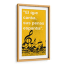 011_El que Canta B - Jorge Méndez | Cuadro decorativo de Canvas Lab