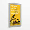 011_El que Canta B - Jorge Méndez | Cuadro decorativo de Canvas Lab