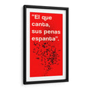 011_El que Canta C - Jorge Méndez | Cuadro decorativo de Canvas Lab