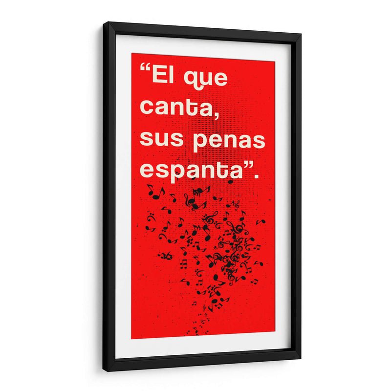 011_El que Canta C - Jorge Méndez | Cuadro decorativo de Canvas Lab