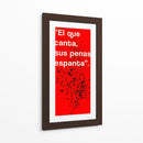 011_El que Canta C - Jorge Méndez | Cuadro decorativo de Canvas Lab