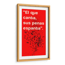 011_El que Canta C - Jorge Méndez | Cuadro decorativo de Canvas Lab