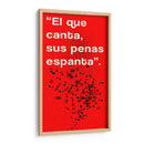 011_El que Canta C - Jorge Méndez | Cuadro decorativo de Canvas Lab