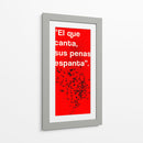 011_El que Canta C - Jorge Méndez | Cuadro decorativo de Canvas Lab