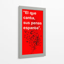 011_El que Canta C - Jorge Méndez | Cuadro decorativo de Canvas Lab