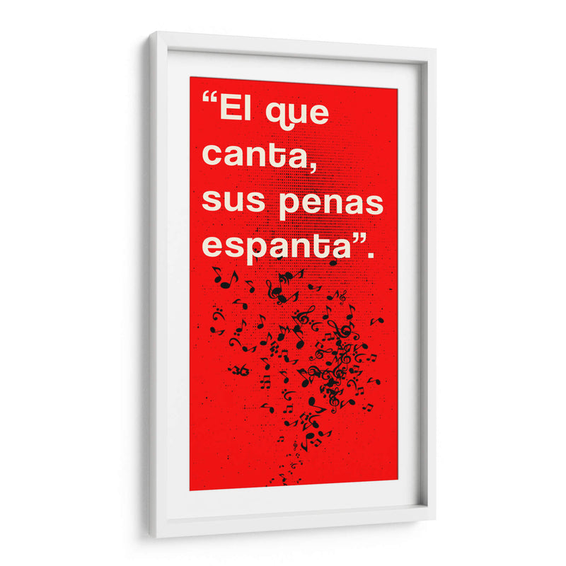 011_El que Canta C - Jorge Méndez | Cuadro decorativo de Canvas Lab