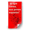 011_El que Canta C - Jorge Méndez | Cuadro decorativo de Canvas Lab