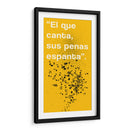 011_El que Canta D - Jorge Méndez | Cuadro decorativo de Canvas Lab