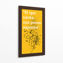 011_El que Canta D - Jorge Méndez | Cuadro decorativo de Canvas Lab