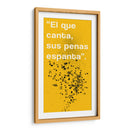 011_El que Canta D - Jorge Méndez | Cuadro decorativo de Canvas Lab