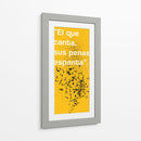011_El que Canta D - Jorge Méndez | Cuadro decorativo de Canvas Lab
