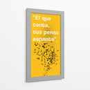 011_El que Canta D - Jorge Méndez | Cuadro decorativo de Canvas Lab