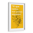 011_El que Canta D - Jorge Méndez | Cuadro decorativo de Canvas Lab