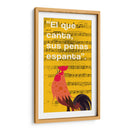 011_El que Canta E - Jorge Méndez | Cuadro decorativo de Canvas Lab