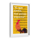 011_El que Canta E - Jorge Méndez | Cuadro decorativo de Canvas Lab