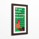 011_El que Canta F - Jorge Méndez | Cuadro decorativo de Canvas Lab