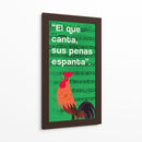 011_El que Canta F - Jorge Méndez | Cuadro decorativo de Canvas Lab
