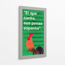 011_El que Canta F - Jorge Méndez | Cuadro decorativo de Canvas Lab