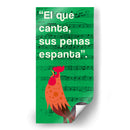 011_El que Canta F - Jorge Méndez | Cuadro decorativo de Canvas Lab