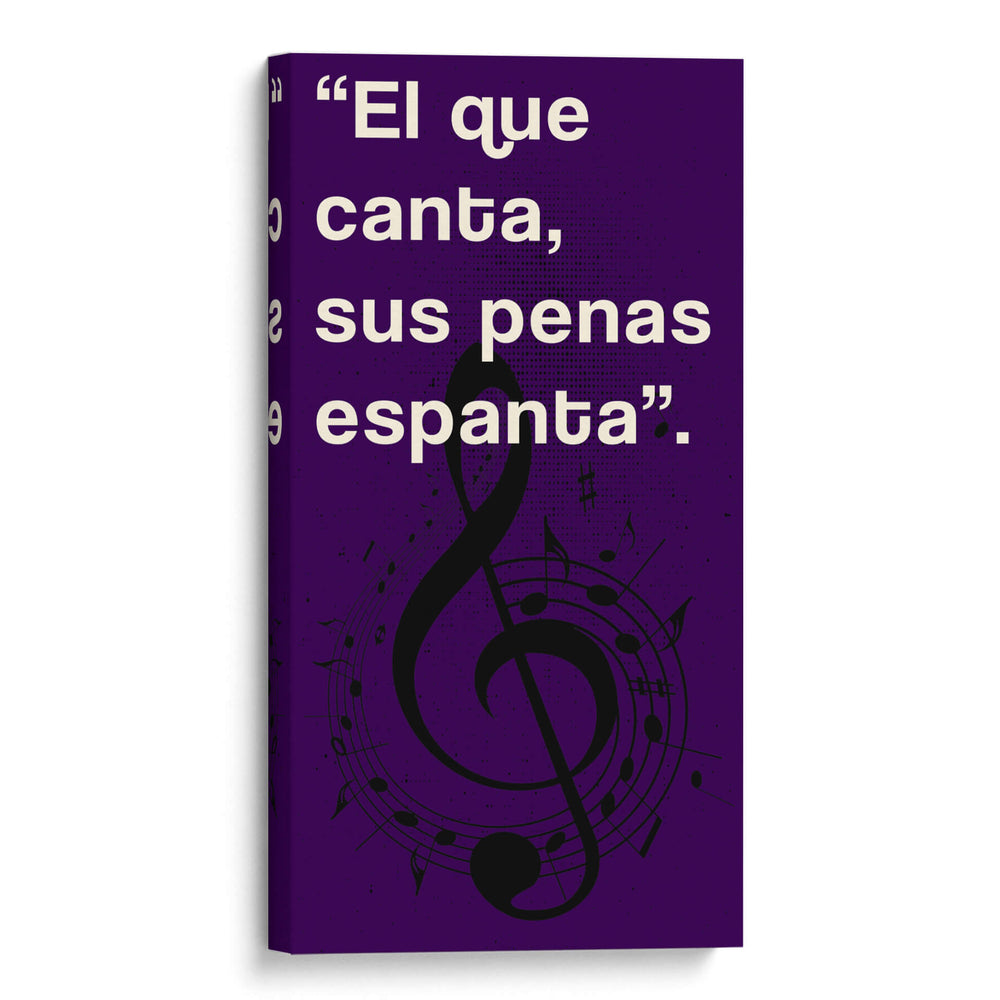 011_El que Canta G - Jorge Méndez | Cuadro decorativo de Canvas Lab