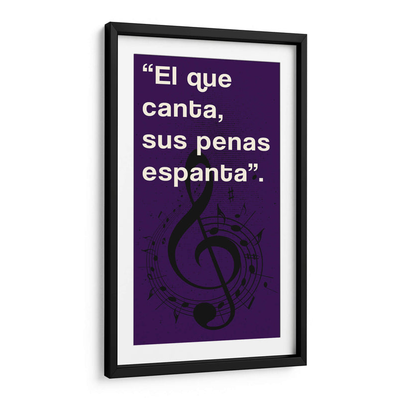 011_El que Canta G - Jorge Méndez | Cuadro decorativo de Canvas Lab