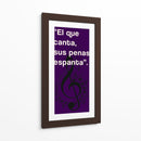 011_El que Canta G - Jorge Méndez | Cuadro decorativo de Canvas Lab