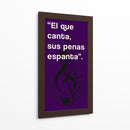 011_El que Canta G - Jorge Méndez | Cuadro decorativo de Canvas Lab