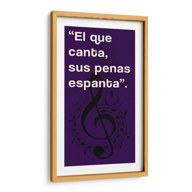 011_El que Canta G - Jorge Méndez | Cuadro decorativo de Canvas Lab