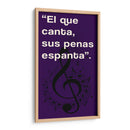 011_El que Canta G - Jorge Méndez | Cuadro decorativo de Canvas Lab