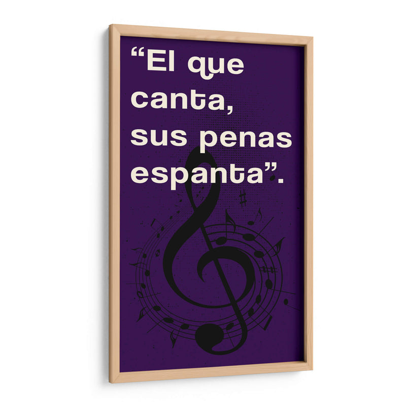 011_El que Canta G - Jorge Méndez | Cuadro decorativo de Canvas Lab