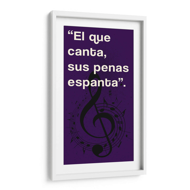 011_El que Canta G - Jorge Méndez | Cuadro decorativo de Canvas Lab