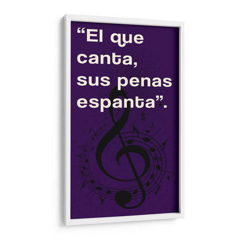 011_El que Canta G - Jorge Méndez | Cuadro decorativo de Canvas Lab