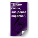 011_El que Canta G - Jorge Méndez | Cuadro decorativo de Canvas Lab