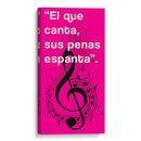 011_El que Canta H - Jorge Méndez | Cuadro decorativo de Canvas Lab