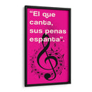 011_El que Canta H - Jorge Méndez | Cuadro decorativo de Canvas Lab