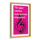 011_El que Canta H - Jorge Méndez | Cuadro decorativo de Canvas Lab