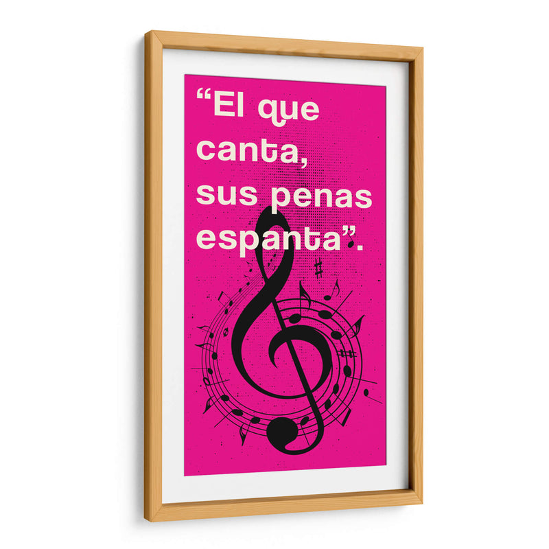 011_El que Canta H - Jorge Méndez | Cuadro decorativo de Canvas Lab